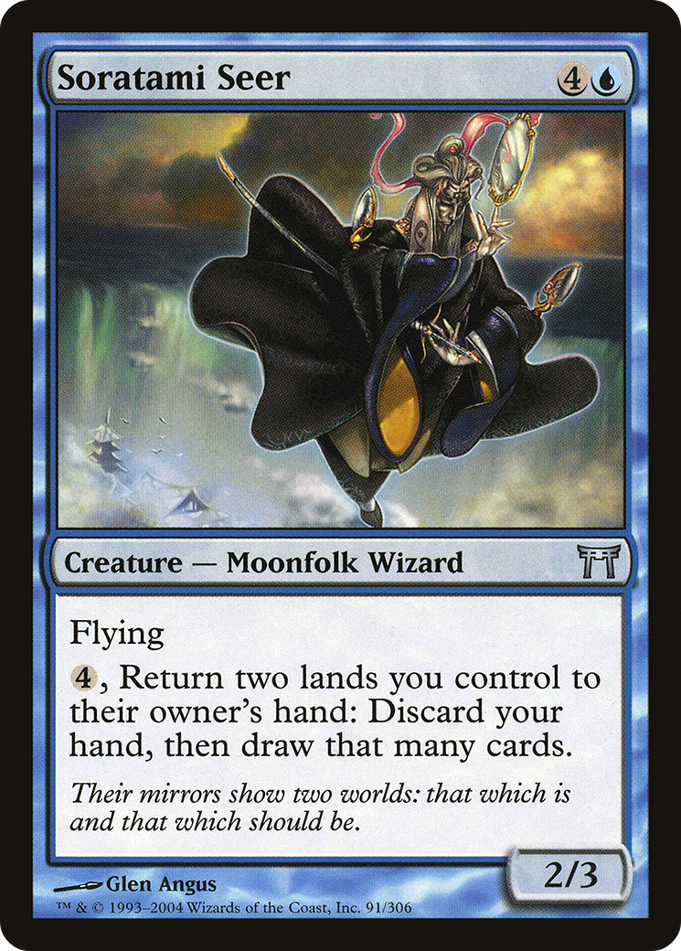 Soratami Seer (CHK-091) [Champions of Kamigawa] MTG Single Wizards of the Coast