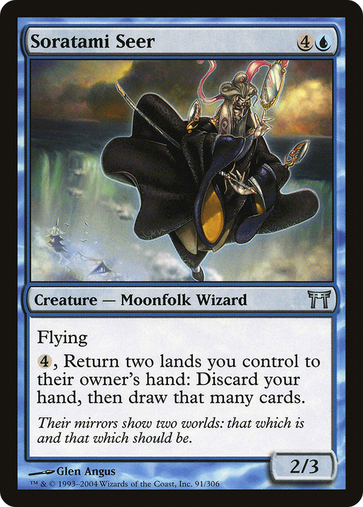 Soratami Seer (CHK-091) [Champions of Kamigawa] MTG Single Wizards of the Coast