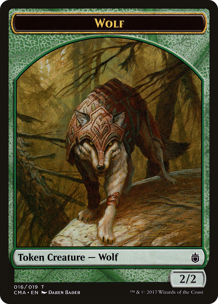 Wolf (CMA-016) [Tokens] Commander Anthology Tokens MTG Single Wizards of the Coast