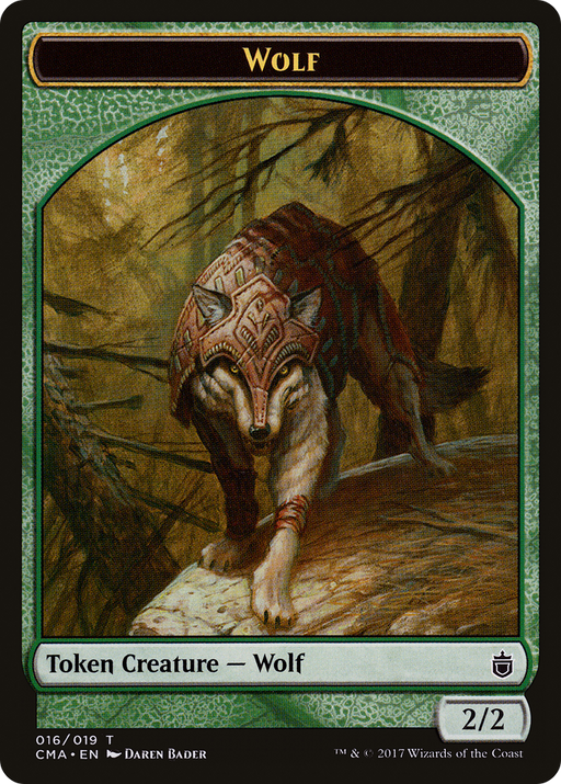 Wolf (CMA-016) [Tokens] Commander Anthology Tokens MTG Single Wizards of the Coast