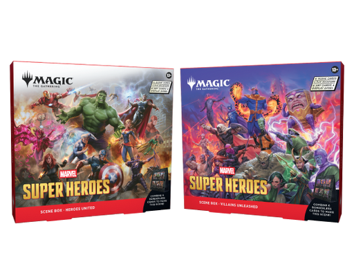 MTG Marvel Super Heroes - Scene Box (Set of 2) (Release Date: June 19) MTG Sealed Magic: The Gathering
