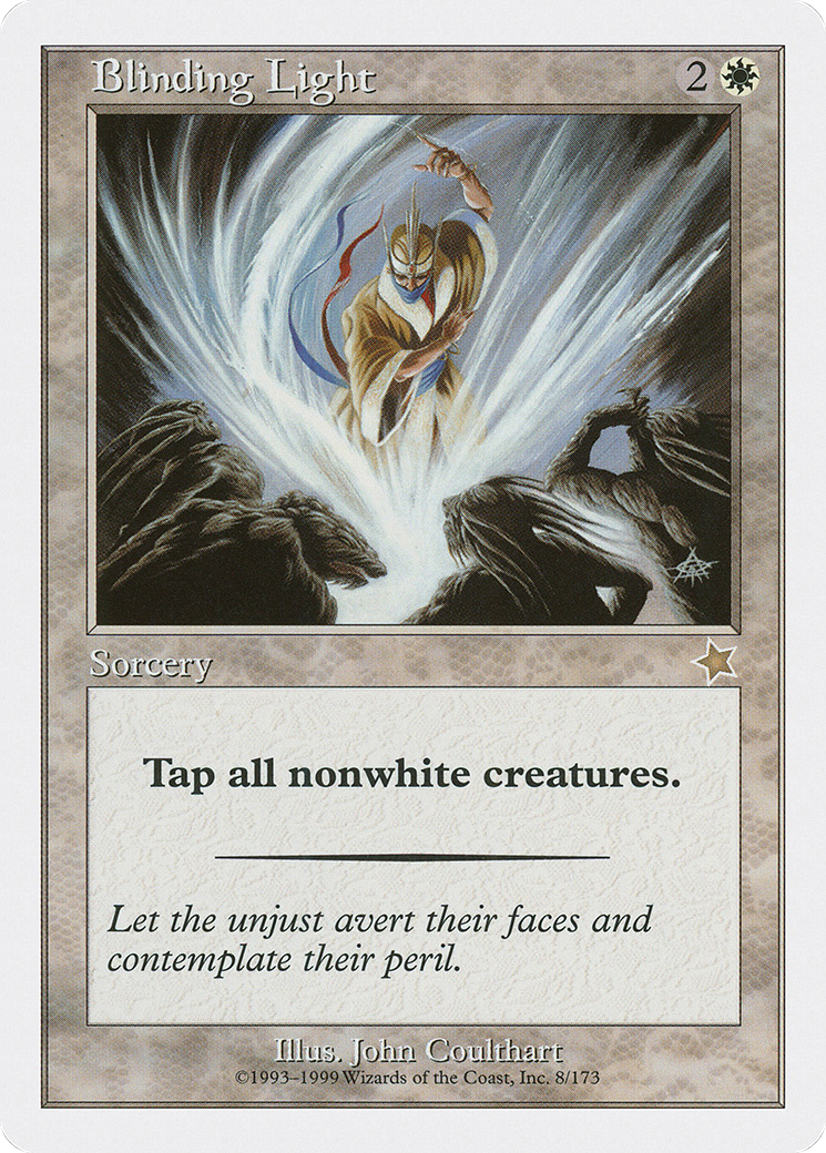 Blinding Light (S99-008) [Misc] Starter 1999 MTG Single Wizards of the Coast
