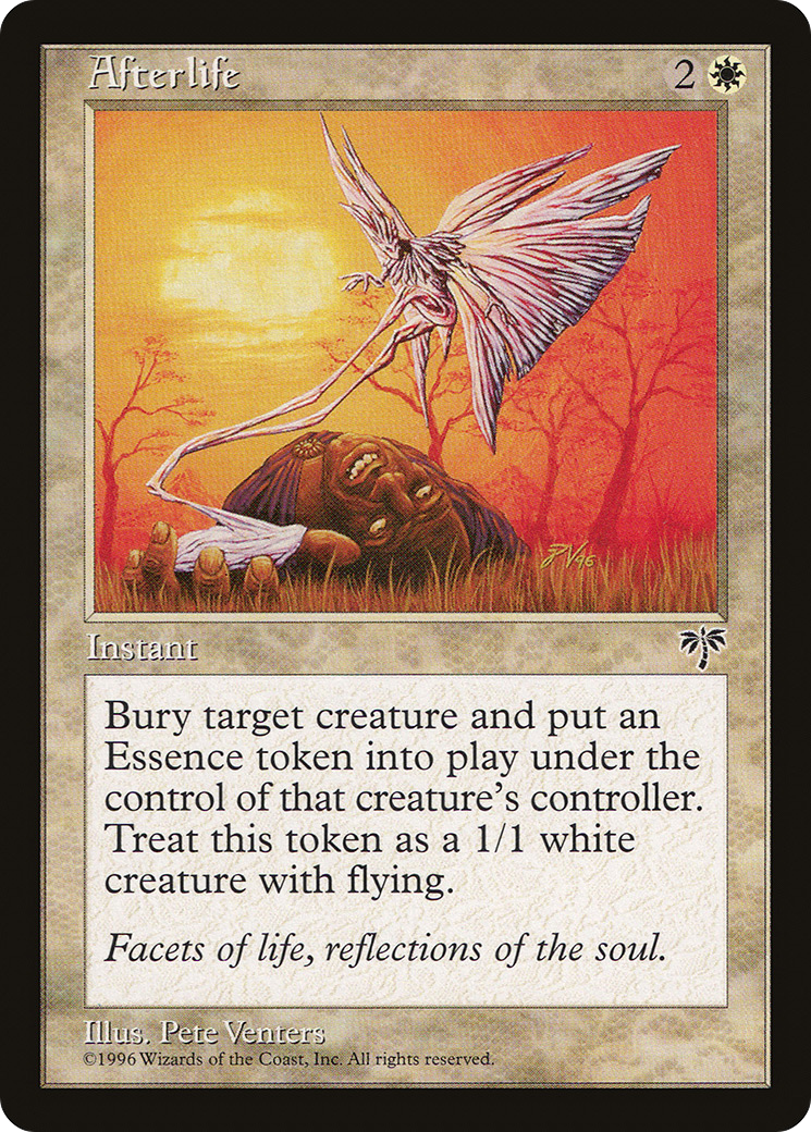 Afterlife (MIR-001) [Mirage] MTG Single Wizards of the Coast