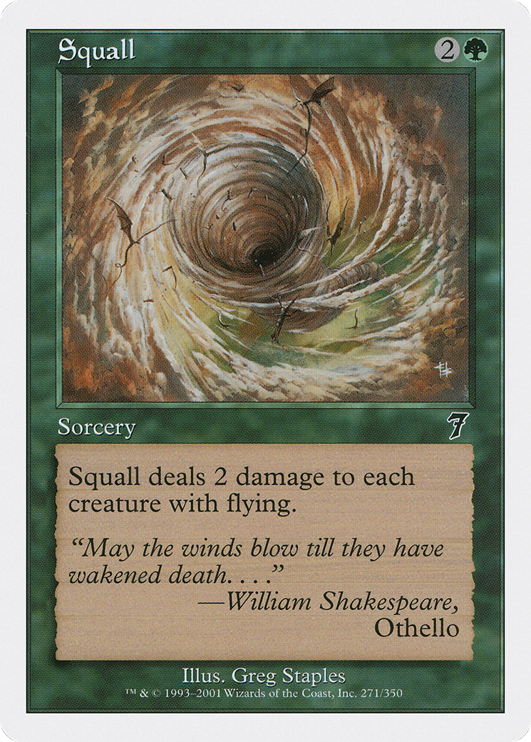 Squall (7ED-271) [Seventh Edition] MTG Single Wizards of the Coast