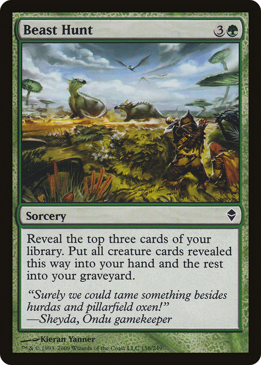 Beast Hunt (ZEN-158) [Zendikar] MTG Single Wizards of the Coast