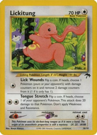Lickitung 16/18 [Vintage: Southern Islands] Pokemon Single Pokémon
