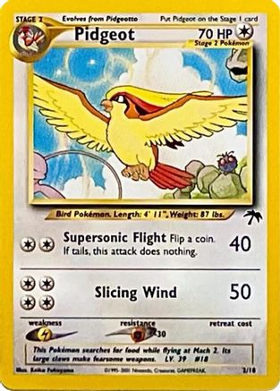 Pidgeot (2/18) [Vintage: Southern Islands] Pokemon Single Pokémon