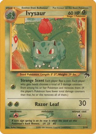 Ivysaur 5/18 [Vintage: Southern Islands] Pokemon Single Pokémon