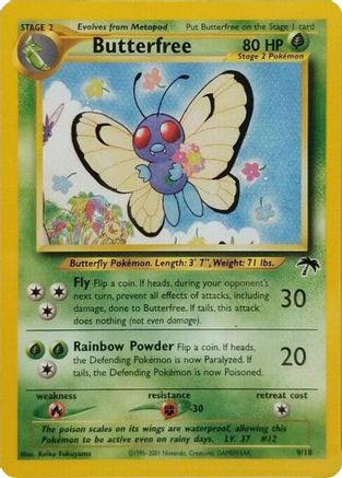 Butterfree (9/18) [Vintage: Southern Islands] Pokemon Single Pokémon