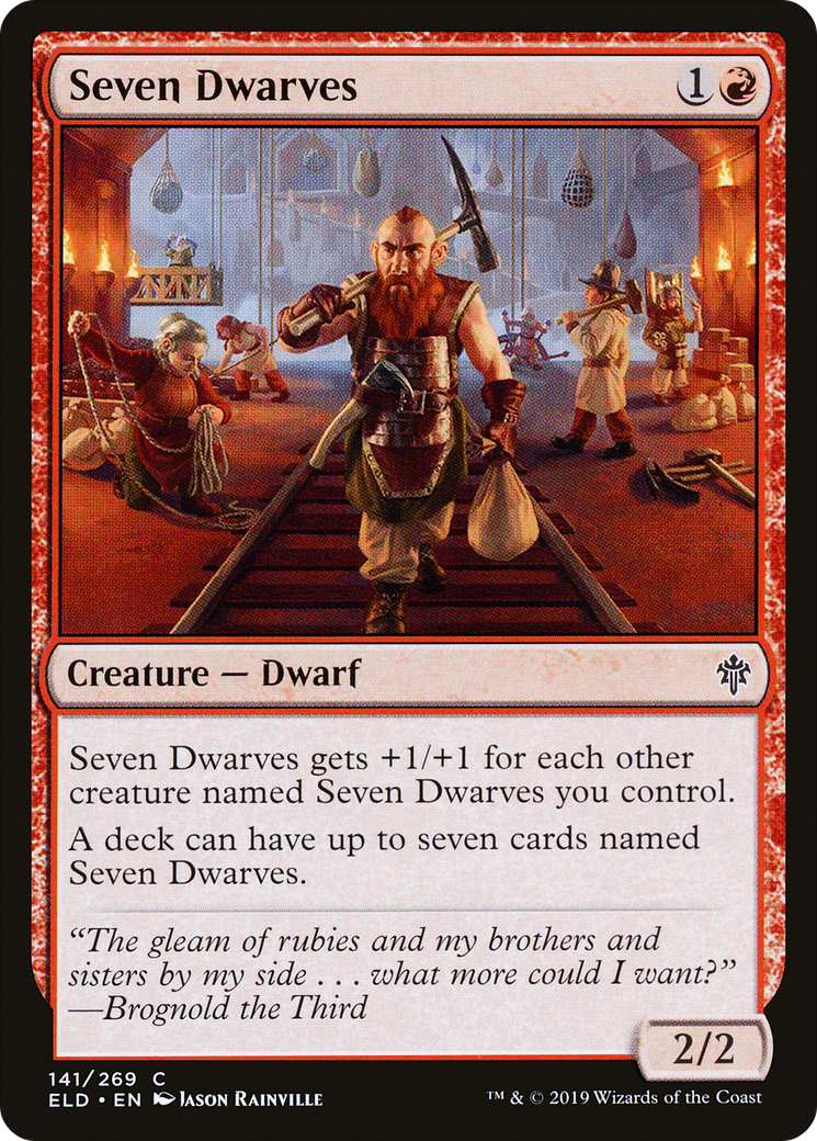 Seven Dwarves (ELD-141) [Throne of Eldraine] MTG Single Wizards of the Coast