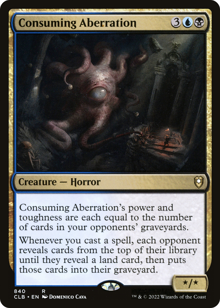Consuming Aberration (CLB-840) [Commander Legends: Battle for Baldur's Gate] MTG Single Wizards of the Coast