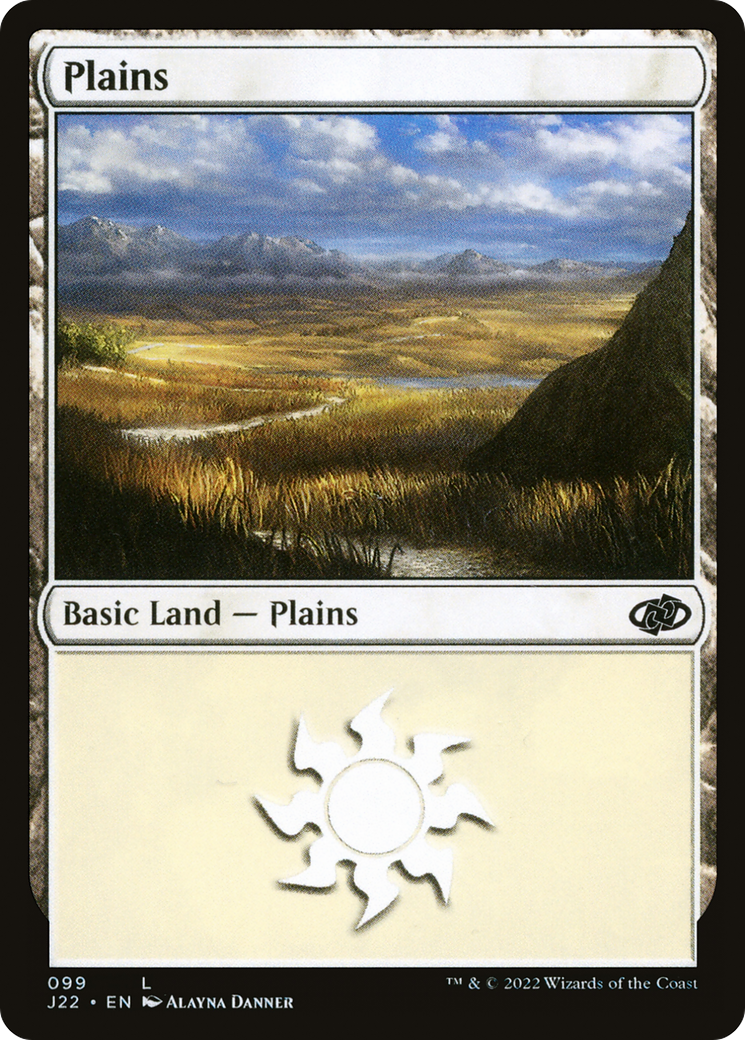Plains (J22-099) [Jumpstart 2022] MTG Single Wizards of the Coast