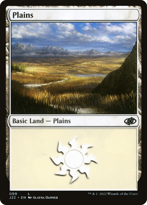 Plains (J22-099) [Jumpstart 2022] MTG Single Wizards of the Coast