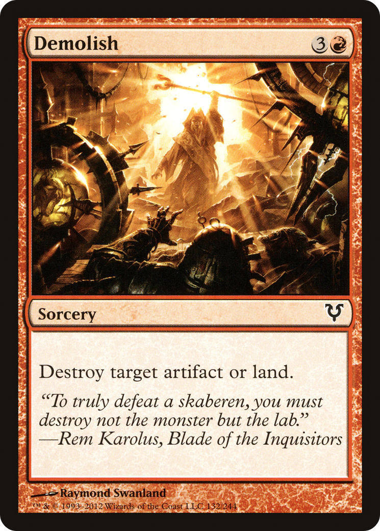 Demolish (AVR-132) [Avacyn Restored] Foil MTG Single Wizards of the Coast