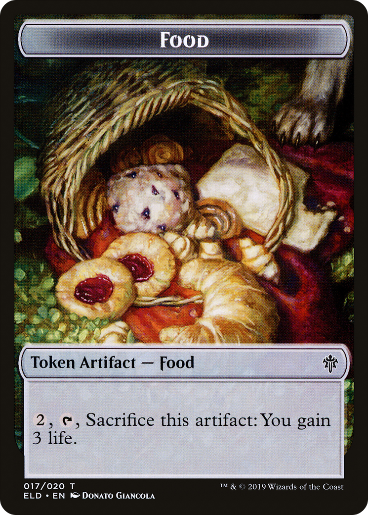 Food (TELD-017) [Tokens] Throne of Eldraine Tokens Foil MTG Single Wizards of the Coast