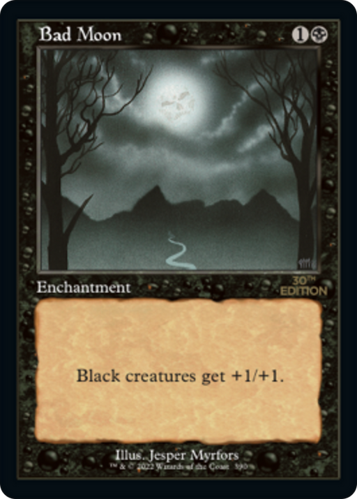 Bad Moon (30A-390) [30th Anniversary Edition] MTG Single Wizards of the Coast