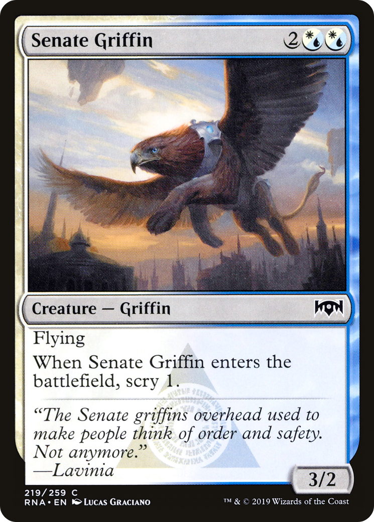 Senate Griffin (RNA-219) [Ravnica Allegiance] MTG Single Wizards of the Coast