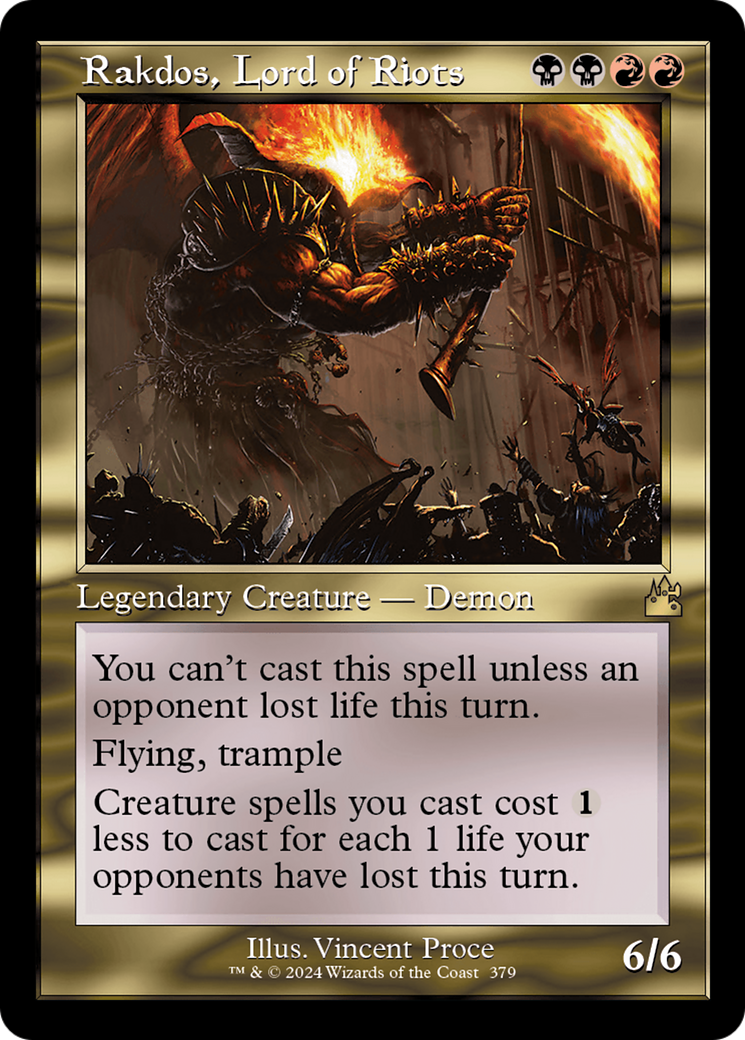 Rakdos, Lord of Riots (RVR-379) [Ravnica Remastered] MTG Single Wizards of the Coast