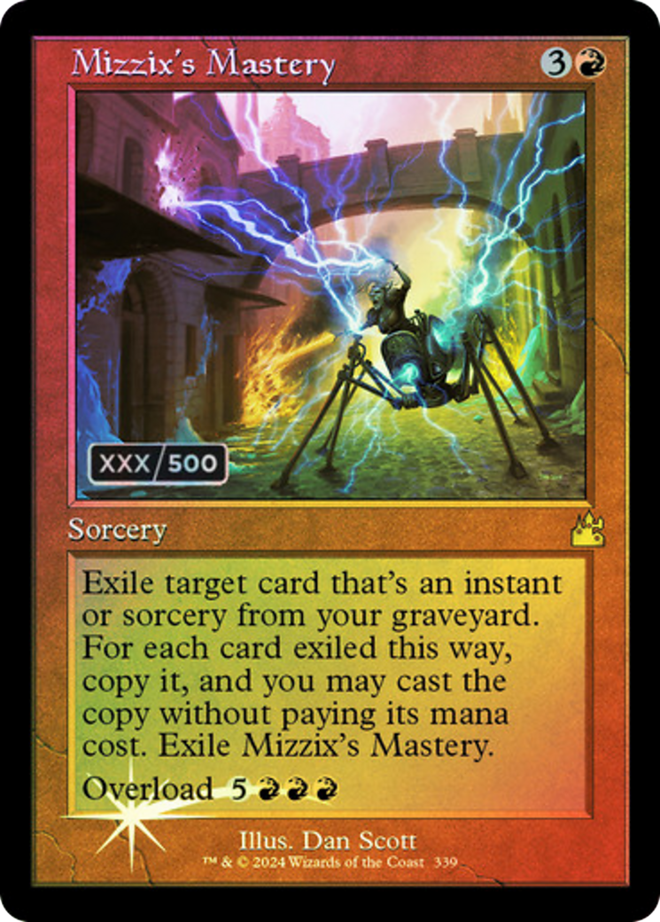 Mizzix's Mastery (Serial Numbered) (RVR-339) [Ravnica Remastered] Foil MTG Single Wizards of the Coast