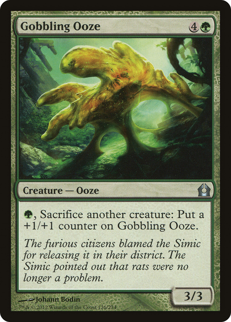 Gobbling Ooze (RTR-126) [Return to Ravnica] Foil MTG Single Wizards of the Coast