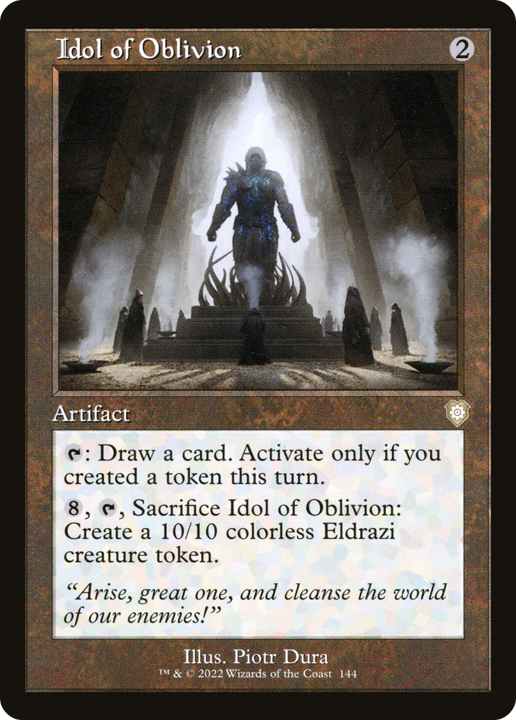 Idol of Oblivion (BRC-144) [The Brothers' War Commander] MTG Single Wizards of the Coast