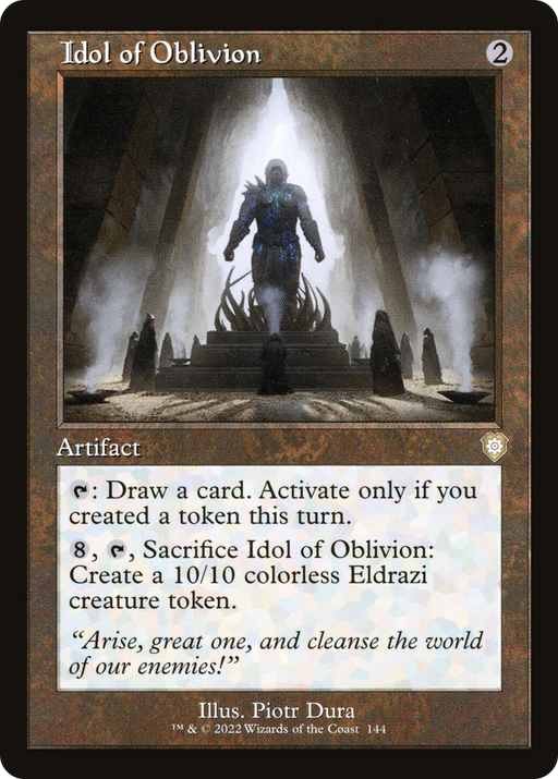 Idol of Oblivion (BRC-144) [The Brothers' War Commander] MTG Single Wizards of the Coast