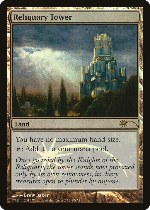 Reliquary Tower (FNM-) [Misc] Friday Night Magic 2013 Foil MTG Single Wizards of the Coast