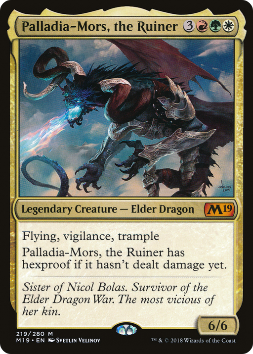 Palladia-Mors, the Ruiner (M19-219) [Core Set 2019] MTG Single Wizards of the Coast