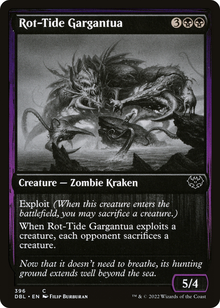 Rot-Tide Gargantua (DBL-396) [Innistrad: Double Feature] Foil MTG Single Wizards of the Coast
