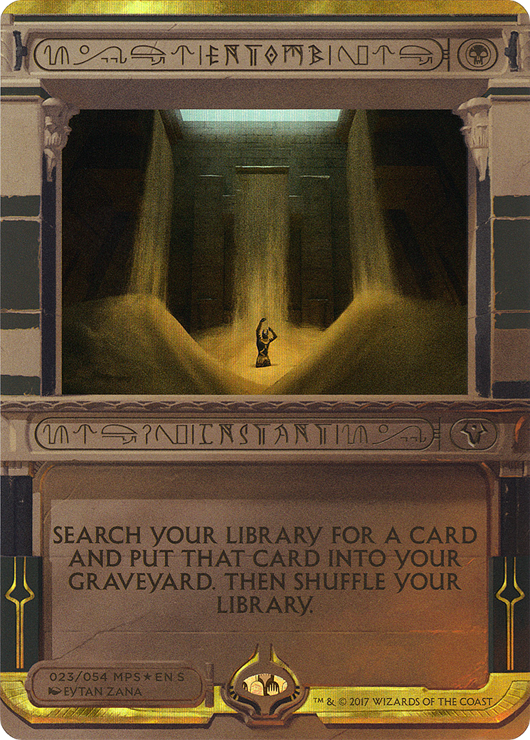 Entomb (MPS2-023) [Amonkhet Invocations] (Borderless) Foil MTG Single Wizards of the Coast