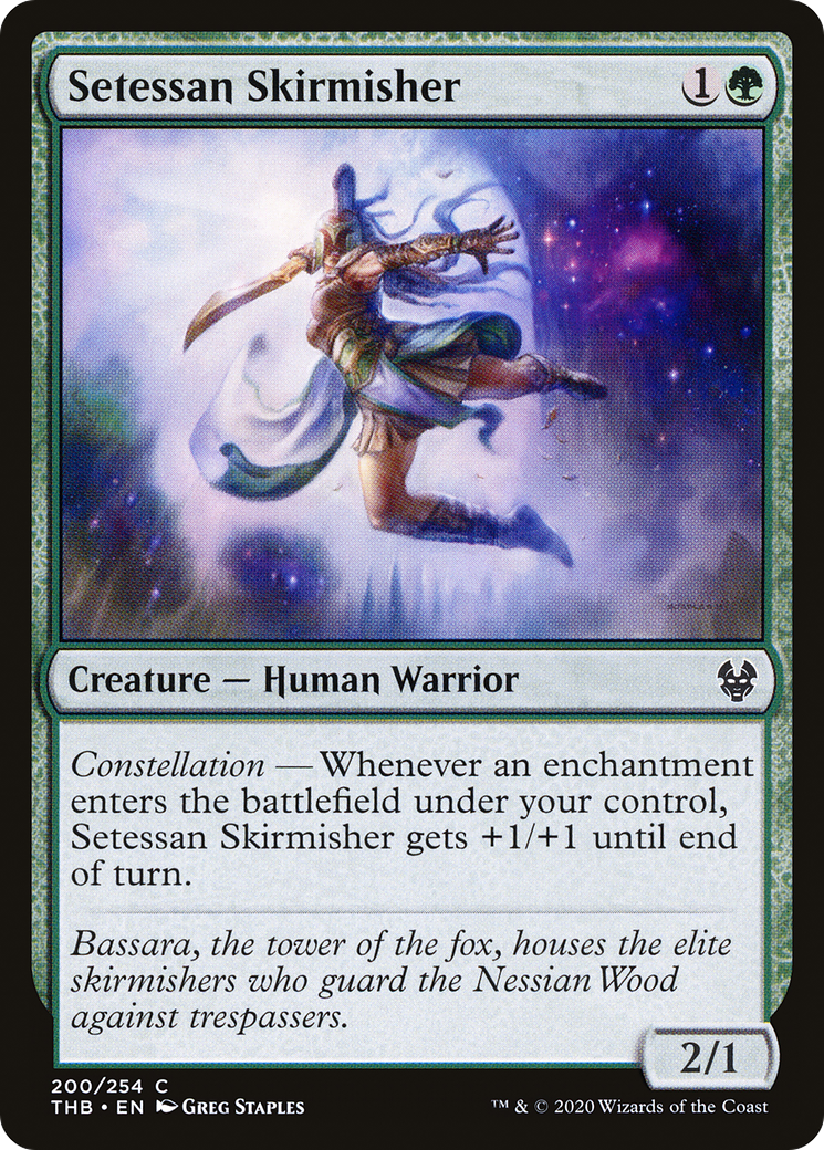 Setessan Skirmisher (THB-200) [Theros Beyond Death] Foil MTG Single Wizards of the Coast