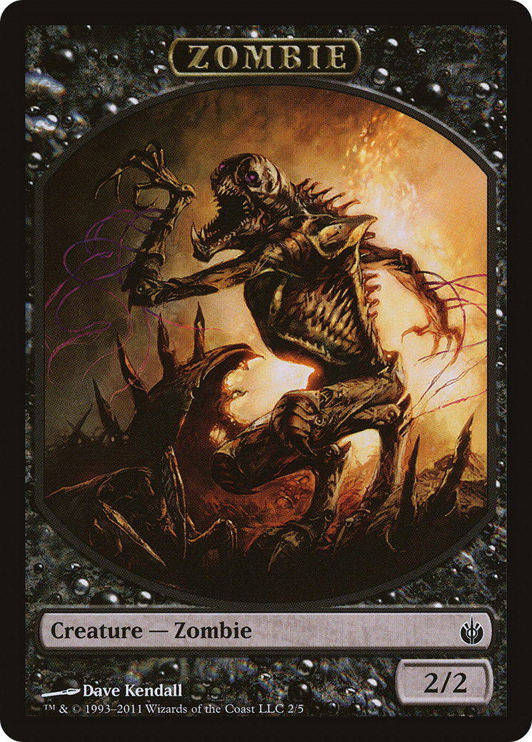 Zombie Token (MBS-002) [Tokens] Mirrodin Besieged Tokens MTG Single Wizards of the Coast