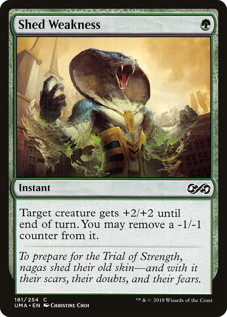 Shed Weakness (UMA-181) [Ultimate Masters] MTG Single Wizards of the Coast