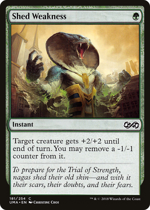 Shed Weakness (UMA-181) [Ultimate Masters] MTG Single Wizards of the Coast