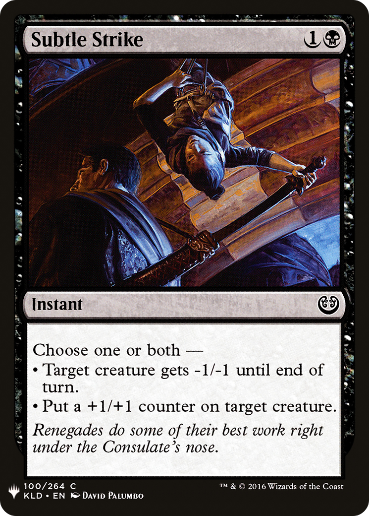 Subtle Strike (LIST-KLD-100) [Mystery Booster] The List MTG Single Wizards of the Coast