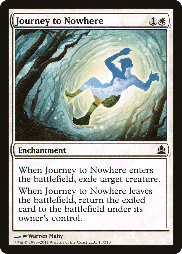 Journey to Nowhere (CMD-017) [Commander 2011] MTG Single Wizards of the Coast