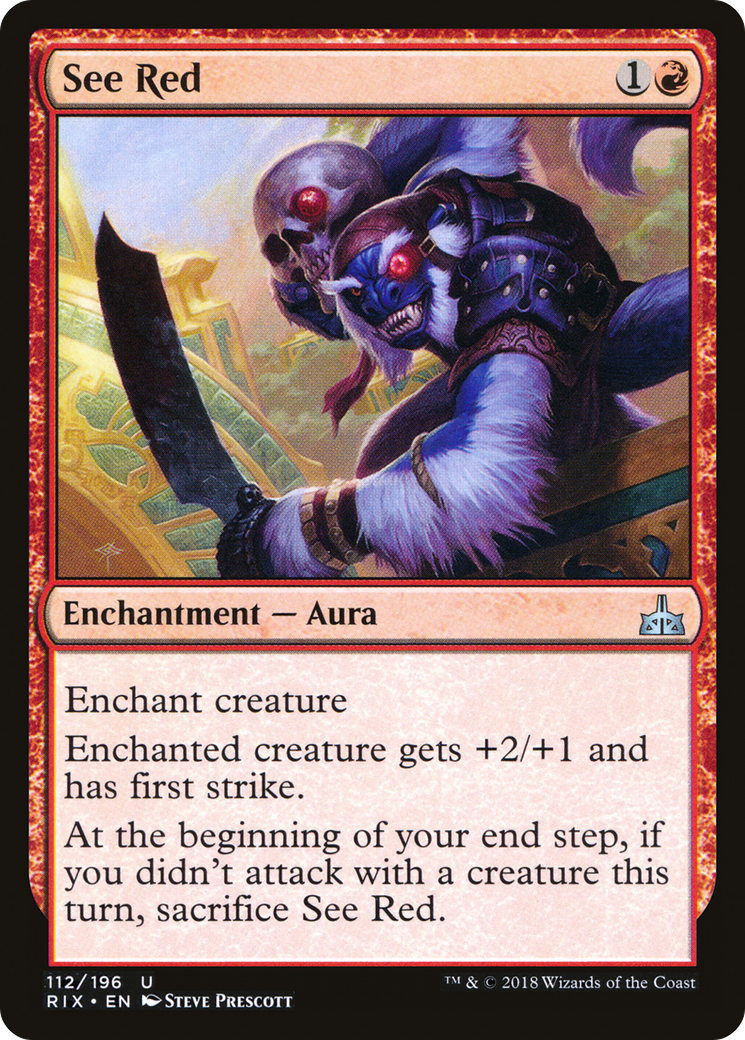 See Red (RIX-112) [Rivals of Ixalan] Foil MTG Single Wizards of the Coast