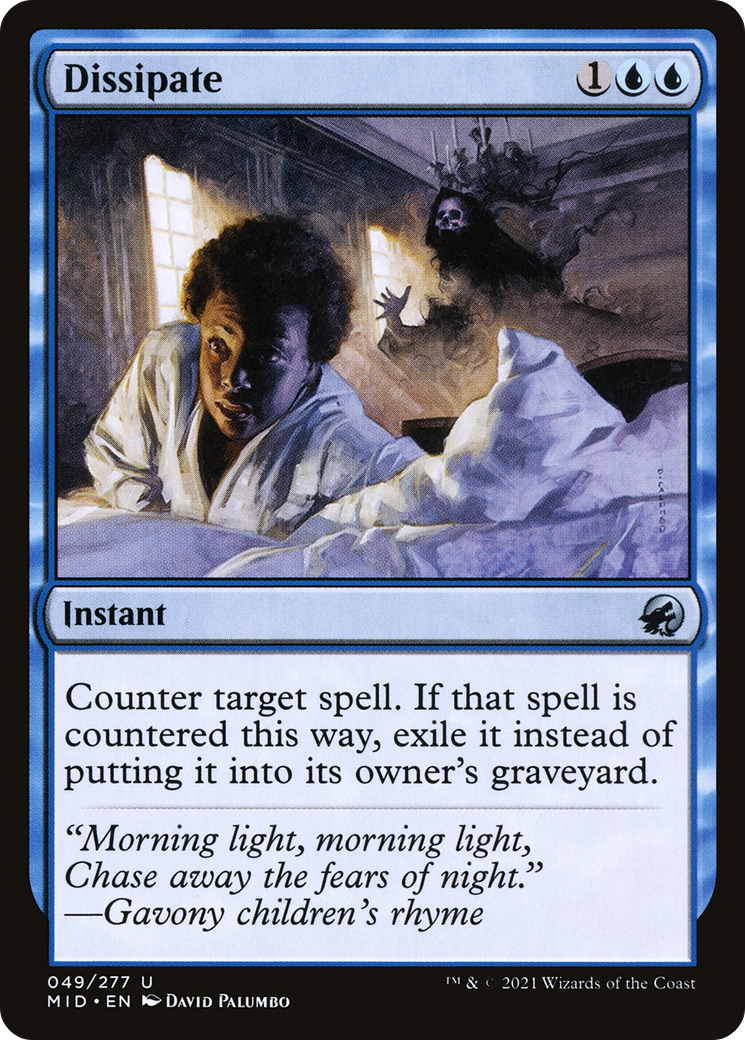 Dissipate (MID-049) [Innistrad: Midnight Hunt] MTG Single Wizards of the Coast
