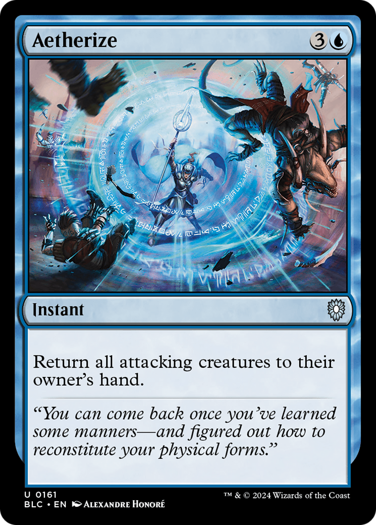 Aetherize (BLC-161) [Bloomburrow Commander] MTG Single Wizards of the Coast