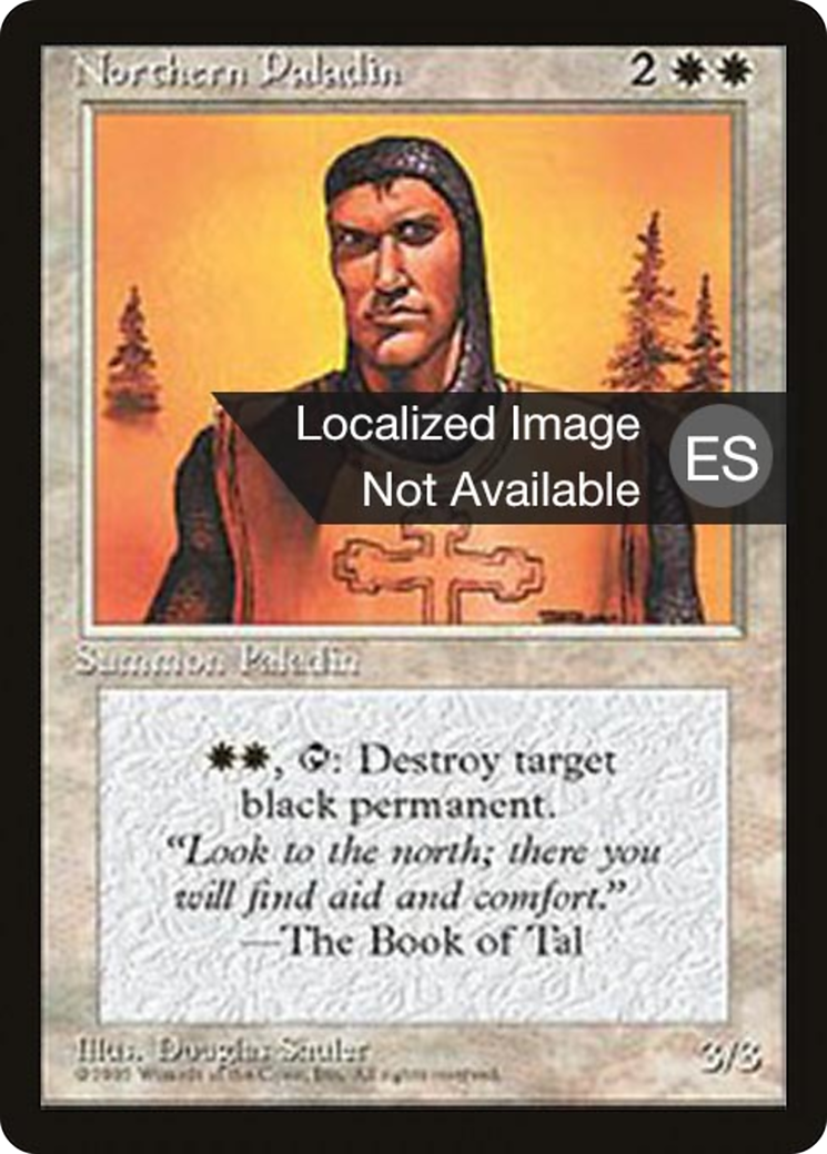 Northern Paladin (4BB-037) [Fourth Edition Foreign Black Border] MTG Single Wizards of the Coast