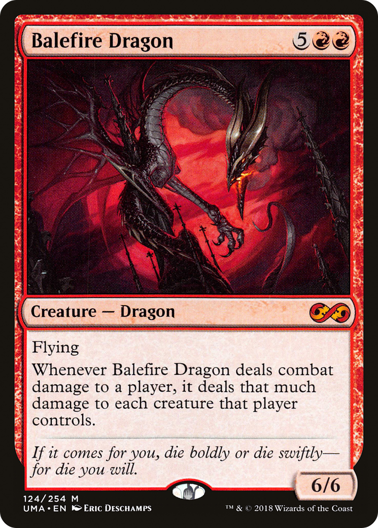 Balefire Dragon (UMA-124) [Ultimate Masters] Foil MTG Single Wizards of the Coast