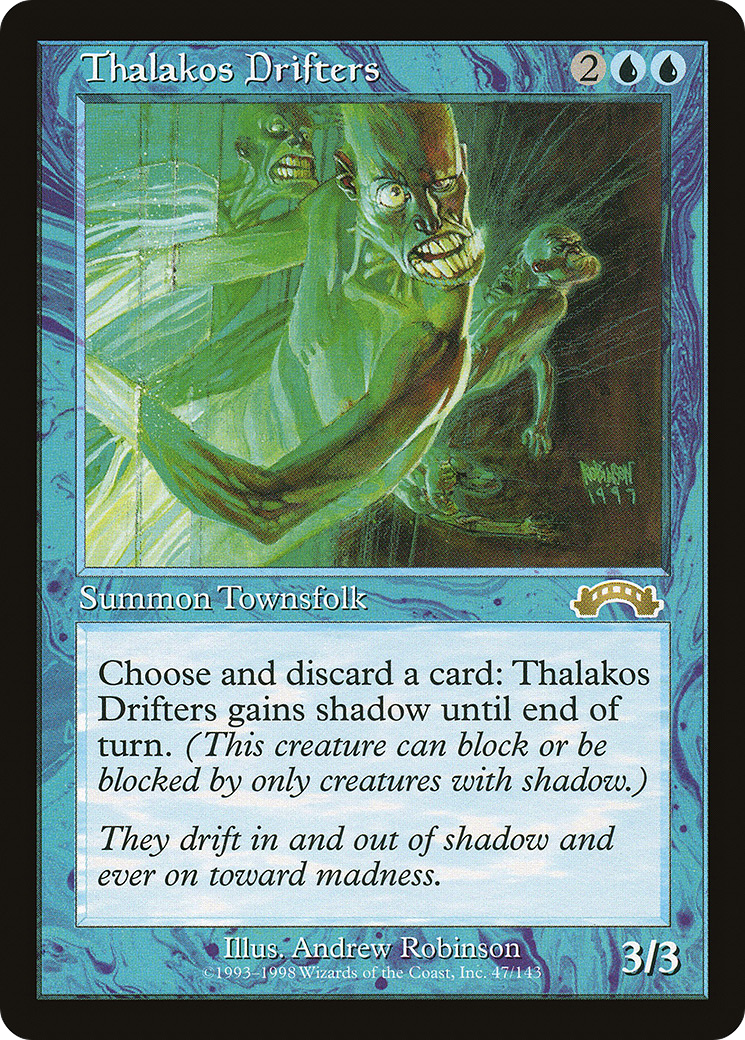 Thalakos Drifters (EXO-047) [Exodus] MTG Single Wizards of the Coast
