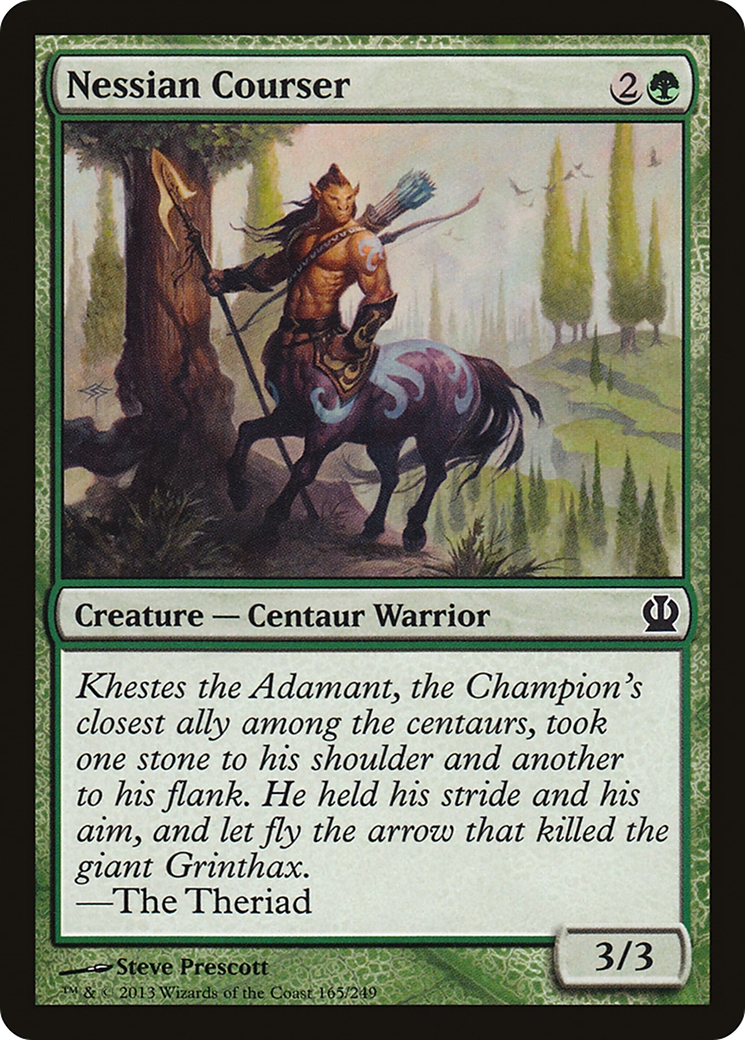 Nessian Courser (THS-165) [Theros] Foil MTG Single Wizards of the Coast