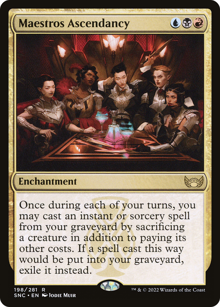 Maestros Ascendancy (SNC-198) [Streets of New Capenna] Foil MTG Single Wizards of the Coast