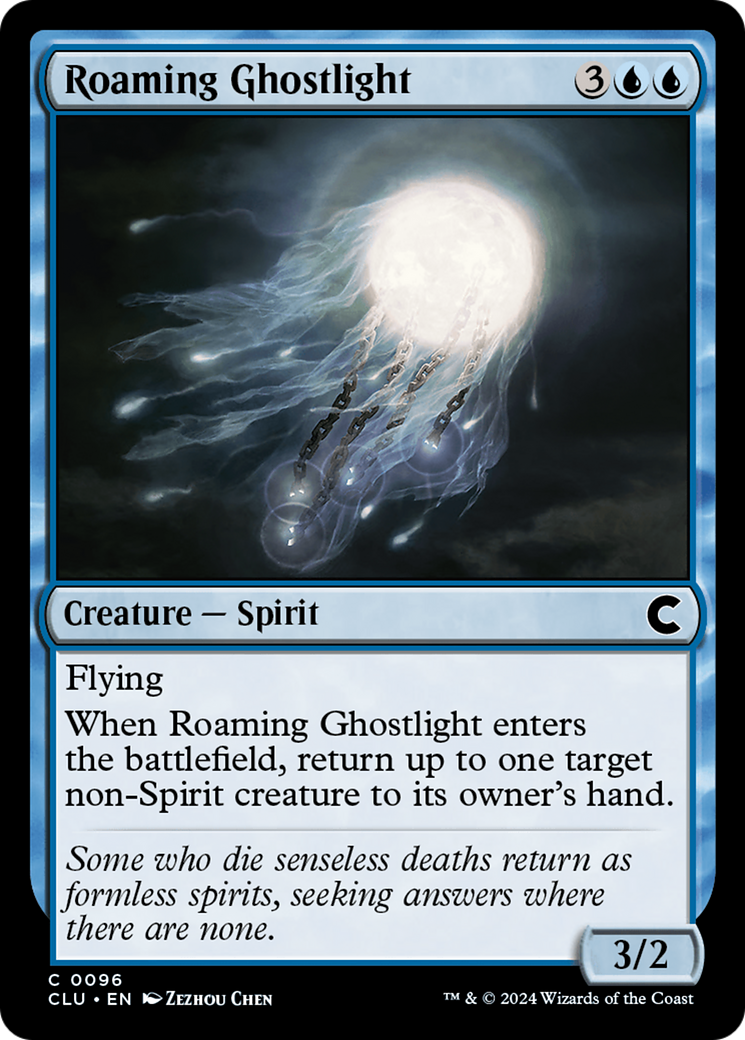 Roaming Ghostlight (CLU-096) [Ravnica: Clue Edition] MTG Single Wizards of the Coast