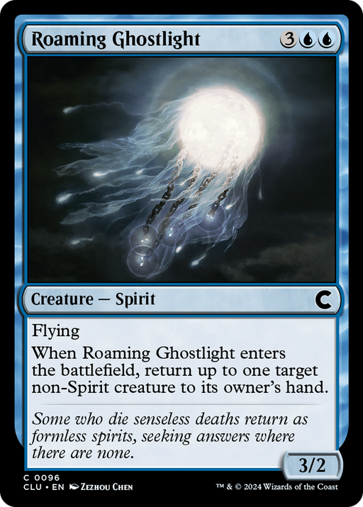 Roaming Ghostlight (CLU-096) [Ravnica: Clue Edition] MTG Single Wizards of the Coast