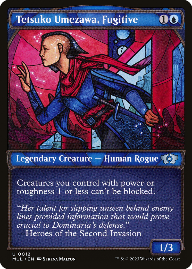 Tetsuko Umezawa, Fugitive (MUL-012) [Multiverse Legends] (Showcase) Foil MTG Single Wizards of the Coast