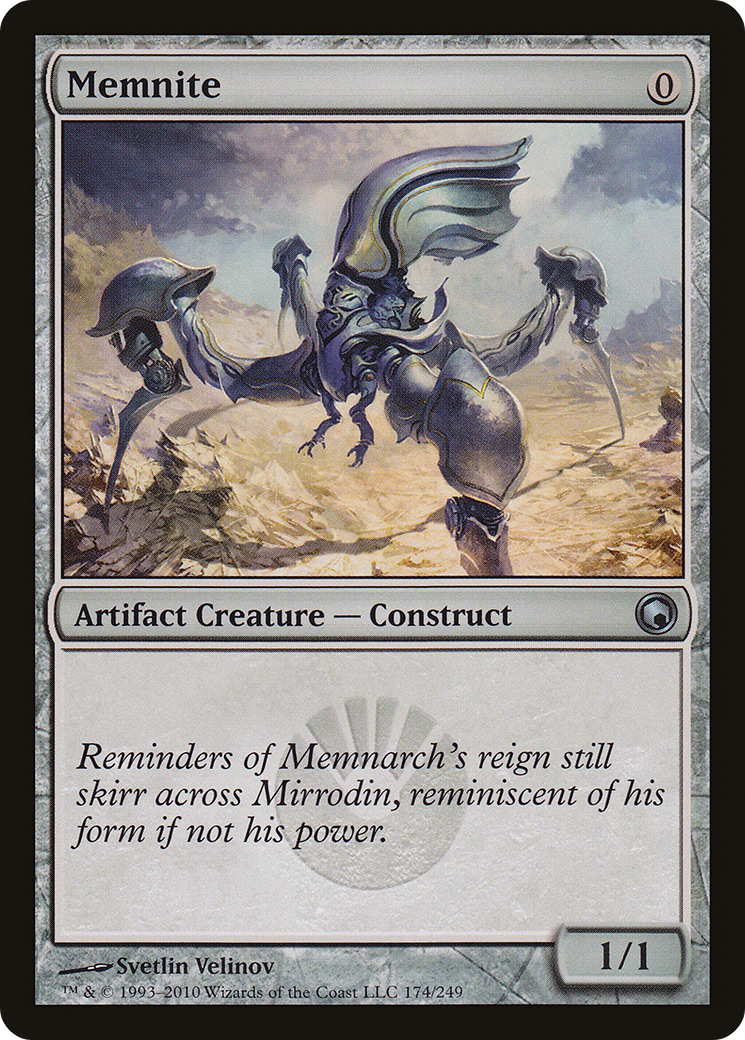 Memnite (SOM-174) [Scars of Mirrodin] Foil MTG Single Wizards of the Coast