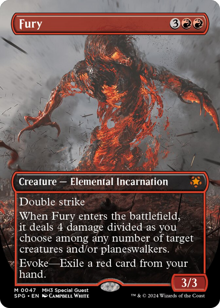 Fury (SPG-047) [Special Guests] (Borderless) Foil MTG Single Wizards of the Coast
