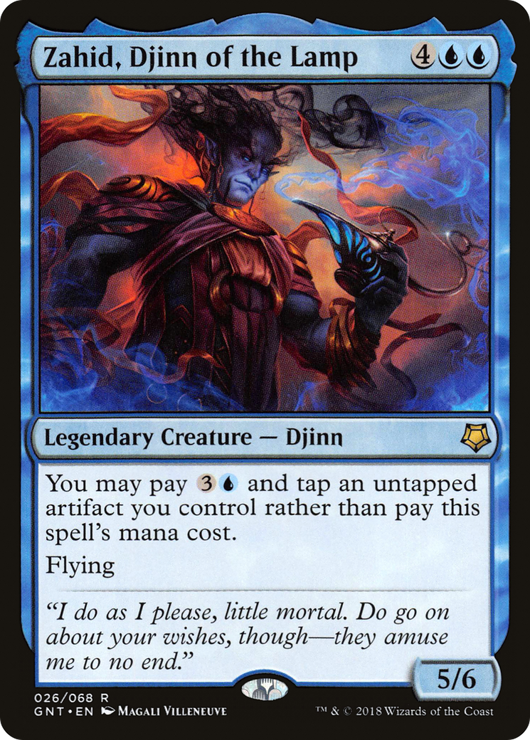 Zahid, Djinn of the Lamp (GNT-026) [Misc] Game Night MTG Single Wizards of the Coast